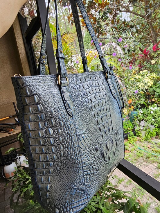 Brahmin Handbags - Brahmin Large Abigail Tote & Matching Slim Card Wallet Serenity Ombre Melbourne